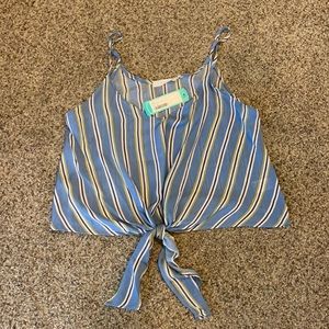 LUSH Parina Tie Front Cami